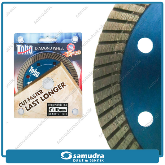 TOHO Mata Potong Keramik Turbo 4" / Diamond Wheel Turbo Rim