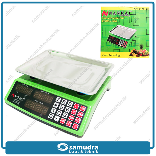 NANKAI 177-23 Timbangan Duduk Digital 40 kg Body Besi