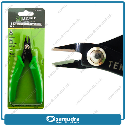 TEKIRO PL-ED1451 Tang Potong Elektronik Mini 5"
