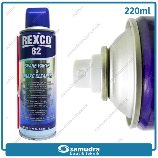 REXCO 82 Spare Part & Brake Cleaner 220 ml