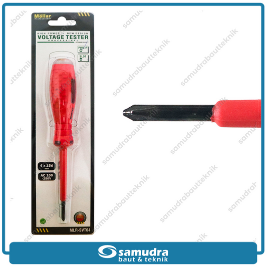 MOLLAR SVT04 Plus Obeng Tespen 4" x 156 mm