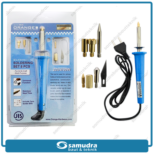 ORANGE 2500-76 Solder Listrik Set 8 pcs