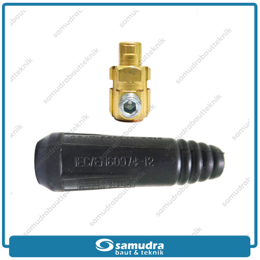 RYU AC-CB147 Konektor Kabel Mesin Las Laki-Laki 10-25 mm / Male