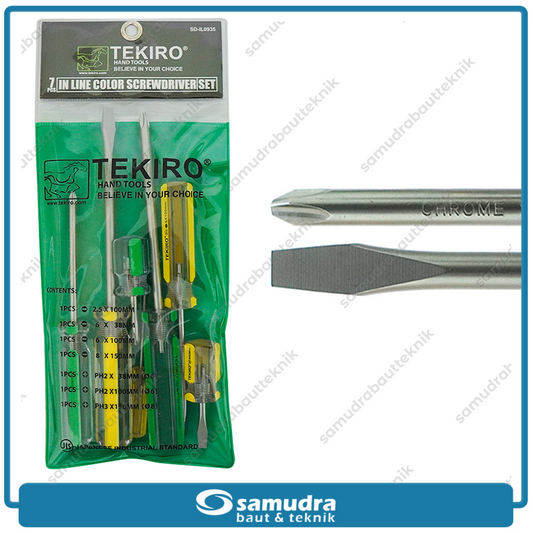 TEKIRO SD-IL0935 Obeng Radio Kristal Set 7 pcs