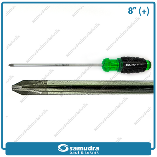 TEKIRO SD-CG0855 Obeng Gagang Karet 8" Plus PH2