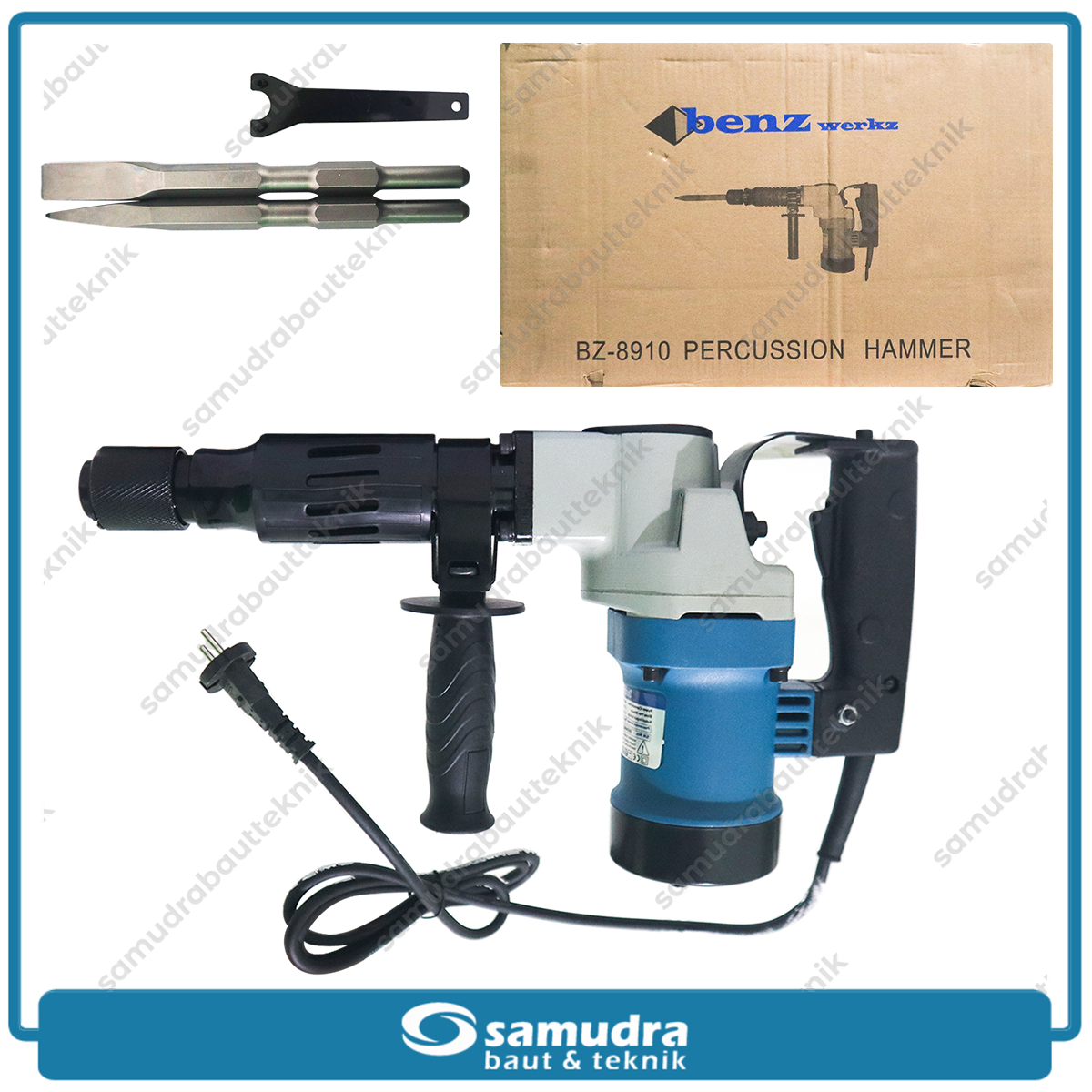 BENZ BZ-8910 Mesin Bor Jack Hammer Hexagon 11 J / Demolition Hammer