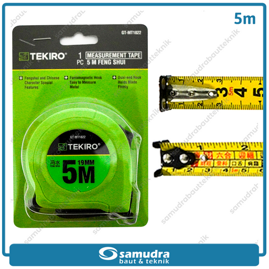 TEKIRO GT-MT1822 Meteran Feng Shui 5 meter