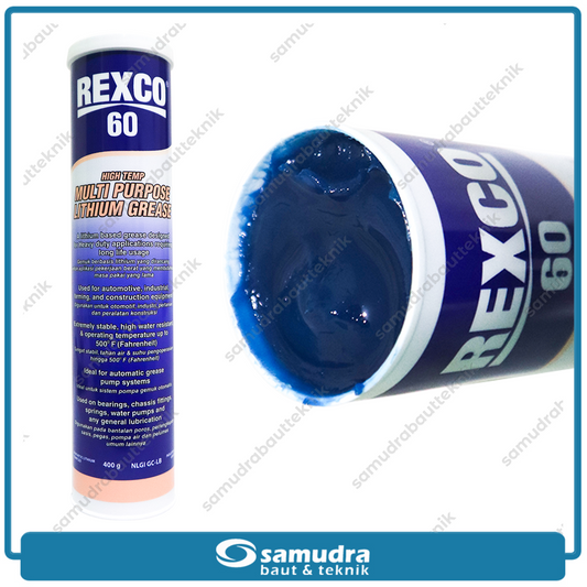REXCO 60 High Temp Multi Purpose Lithium Grease Cartridge 400 ml