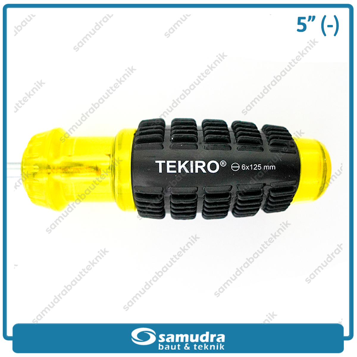 TEKIRO SD-CG0861 Obeng Gagang Karet 5" Minus SL6