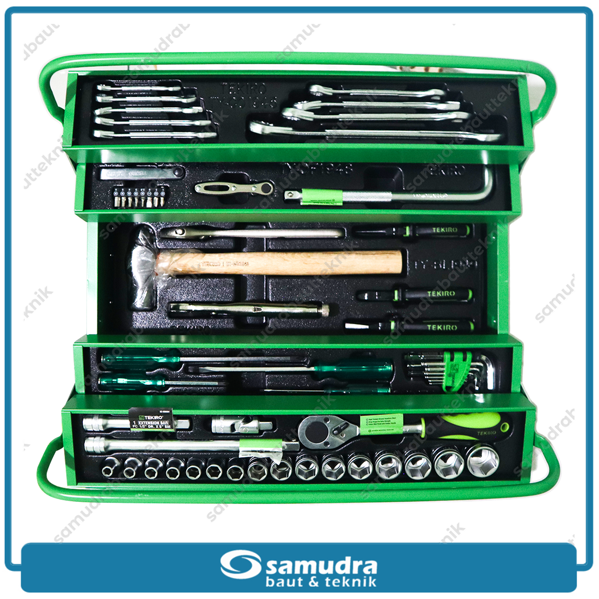 TEKIRO ST-TB1944 Tool Kit Set 72 pcs Box Besi