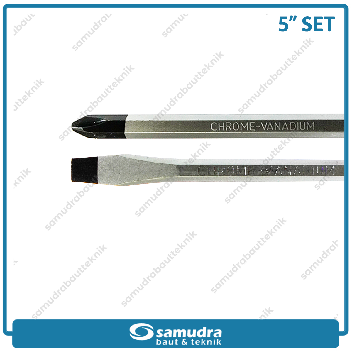 PAKET GRIP ON Obeng Tembus 5" Plus Minus