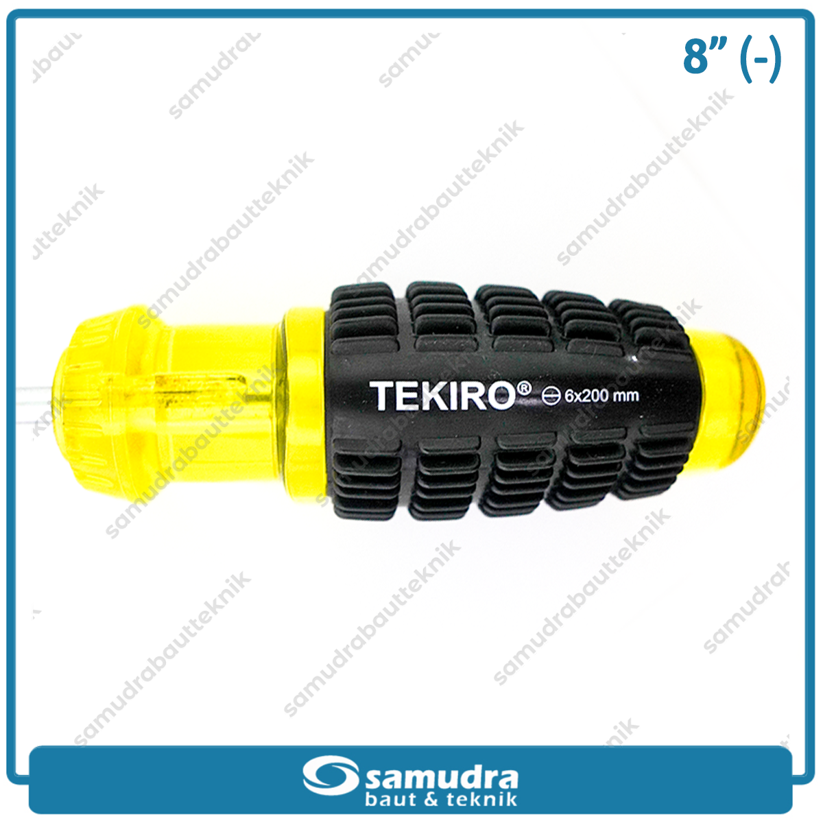 TEKIRO SD-CG0863 Obeng Gagang Karet 8" Minus SL6