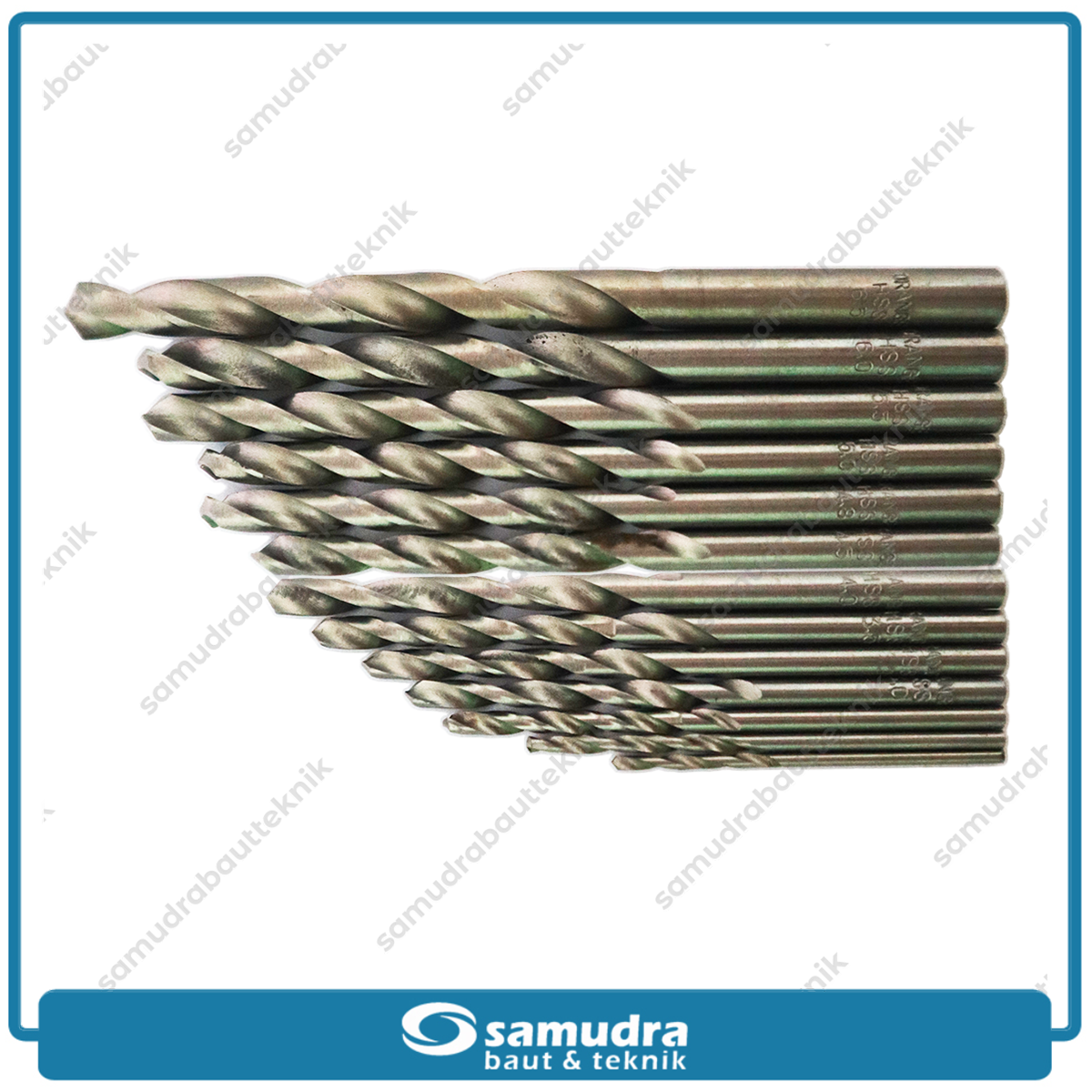 ORANGE 5000-1565 Mata Bor Besi Set 13 pcs (1-6.5 mm)