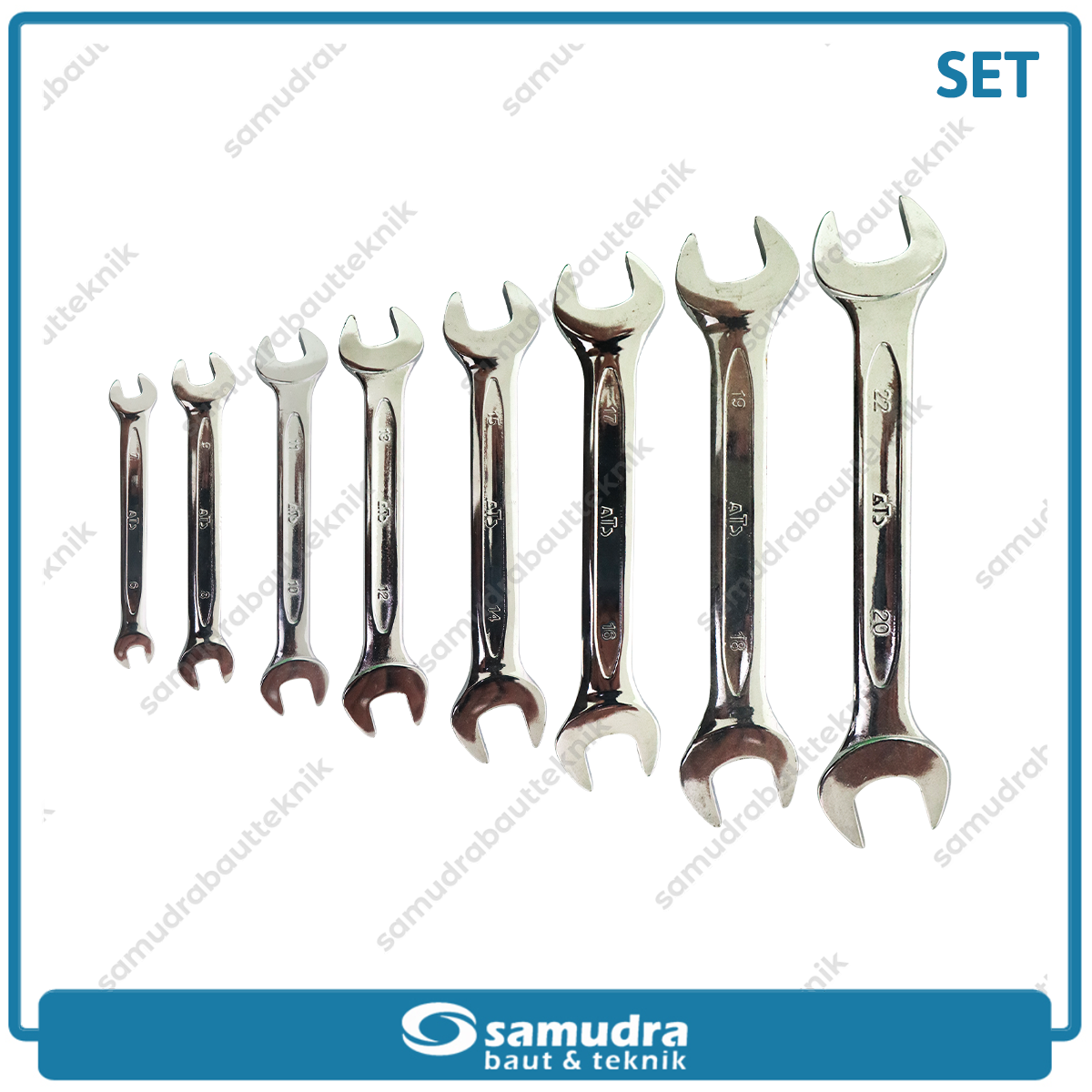 ATS Kunci Pas Set 8 pcs (6-22 mm)