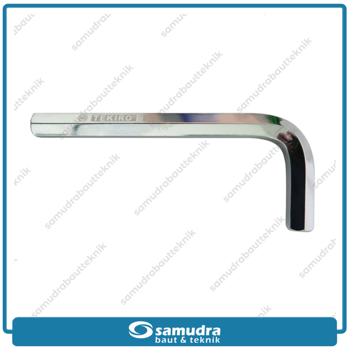 TEKIRO HK-SS1202 Kunci L Set Pendek Flat 8 Pcs 2-10 mm