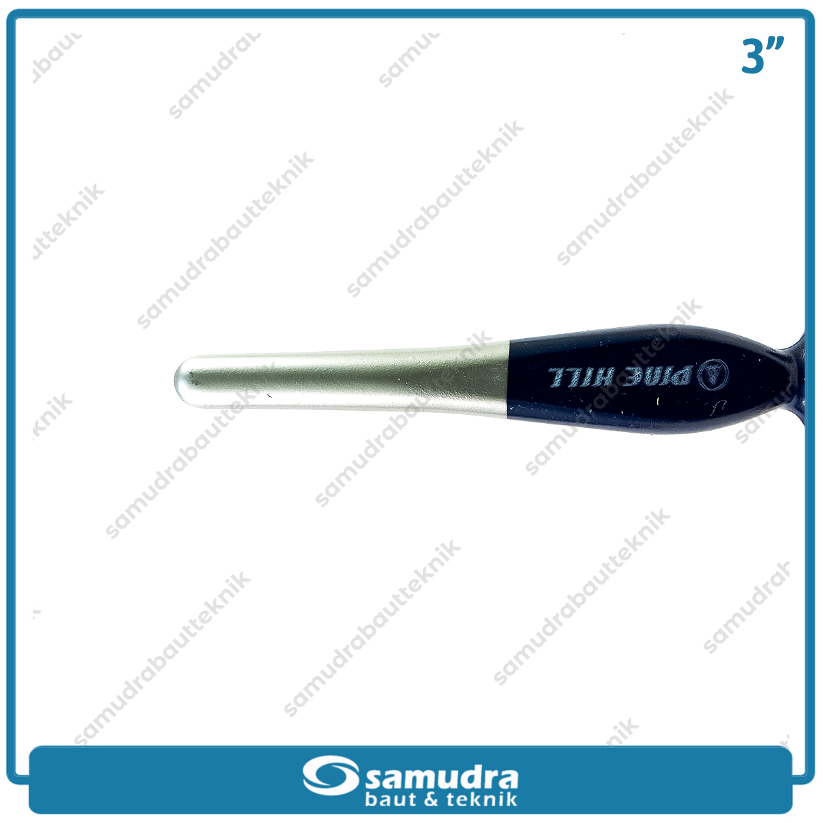 PINEHILL PH-822 1 pak isi 12 pcs Kuas Cat Putih 3"