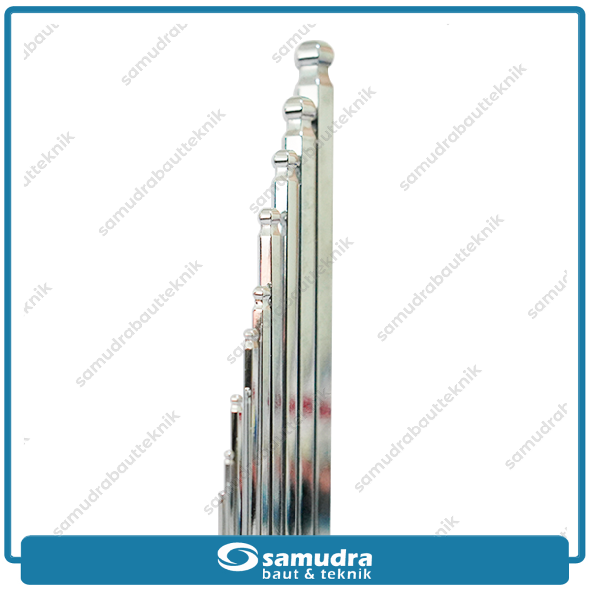 TEKIRO HK-BP1204 Kunci L Set Panjang Ballpoint 9 Pcs 1.5-10 mm