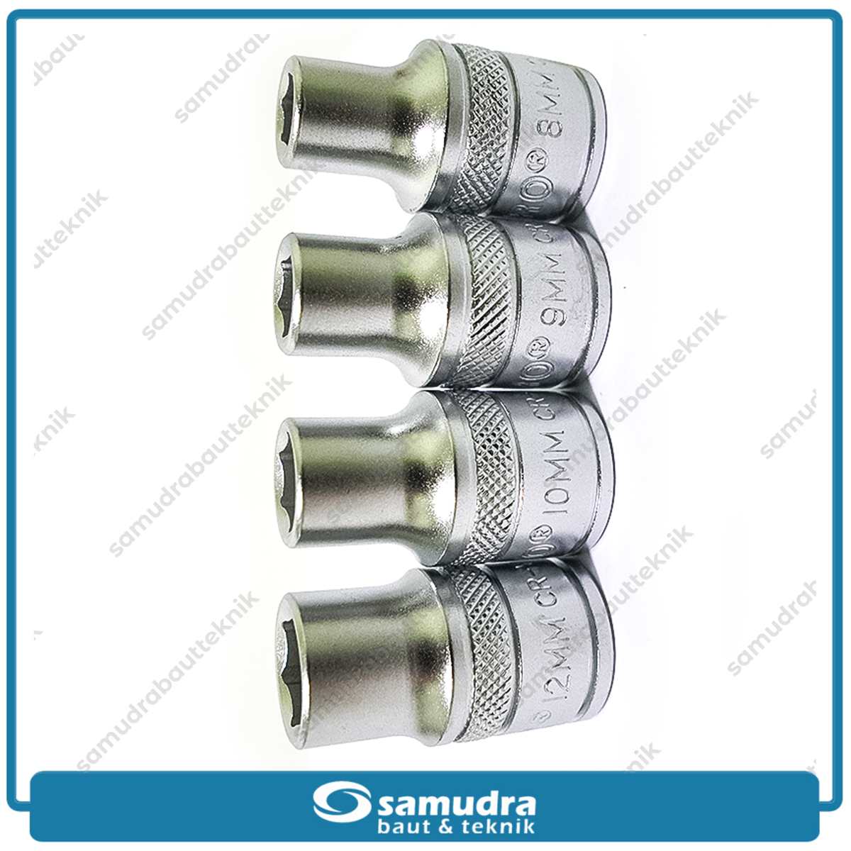 TEKIRO SC-SE0604 Kunci Sok Set 10 pcs 6PT 8-24 mm Box Plastik