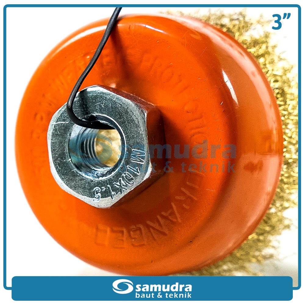 ORANGE 3130-03 Sikat Mangkok Kawat 3"