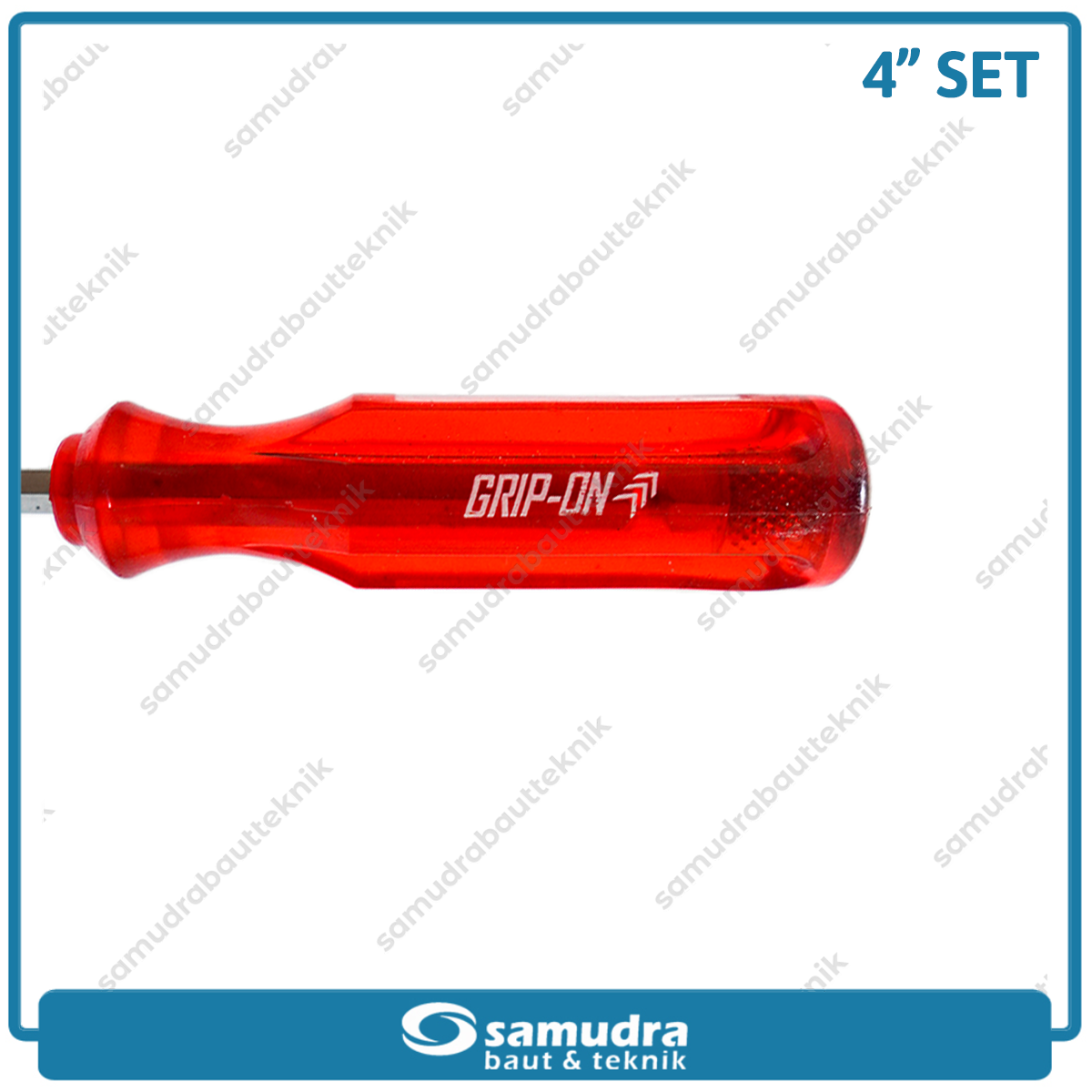 PAKET GRIP ON Obeng Tembus 4" Plus Minus