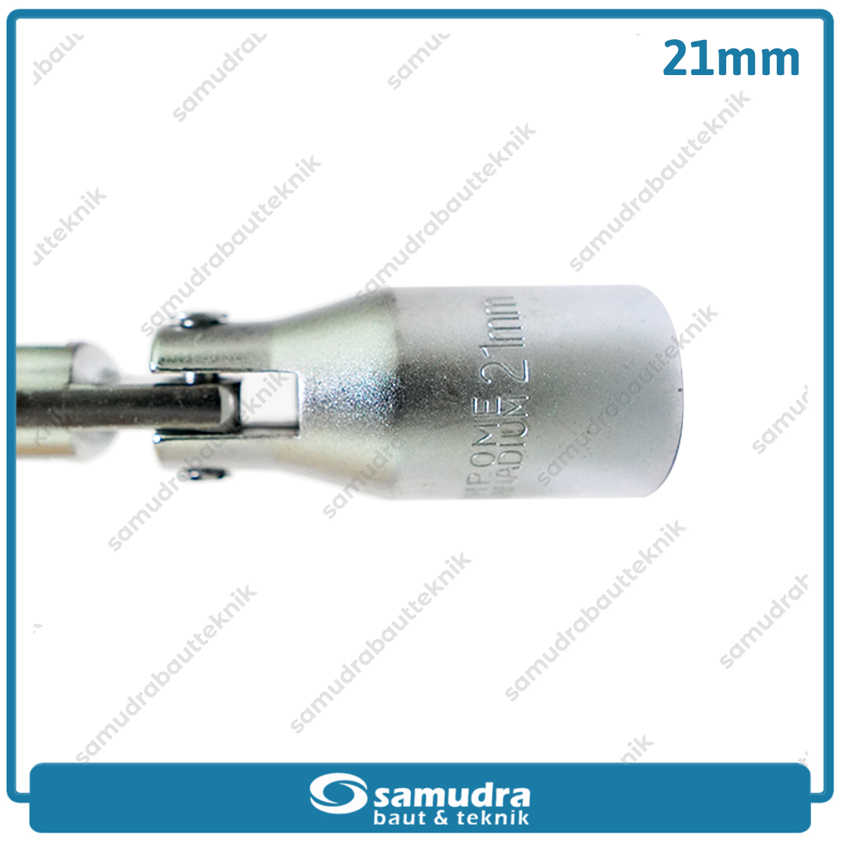 TEKIRO WR-TS1972 Kunci Sok T Busi Fleksibel Chrome 21 mm