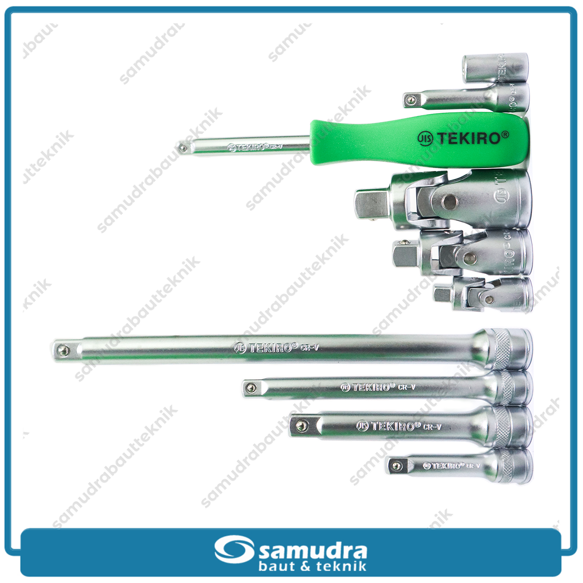 TEKIRO SC-SE1383 Kunci Sok Set 120 pcs 6PT 1/4"-3/8"-1/2" Box Plastik