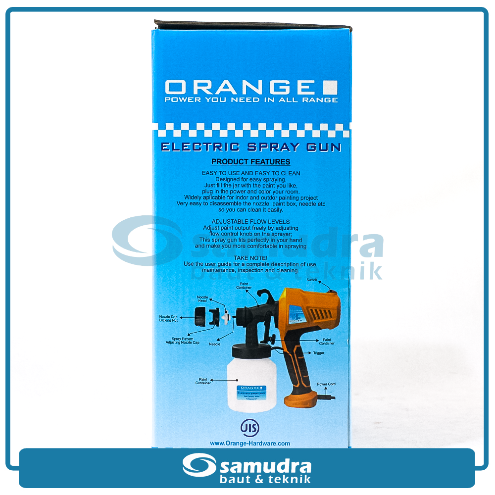 ORANGE 6501-E300 Mesin Spray Gun Listrik