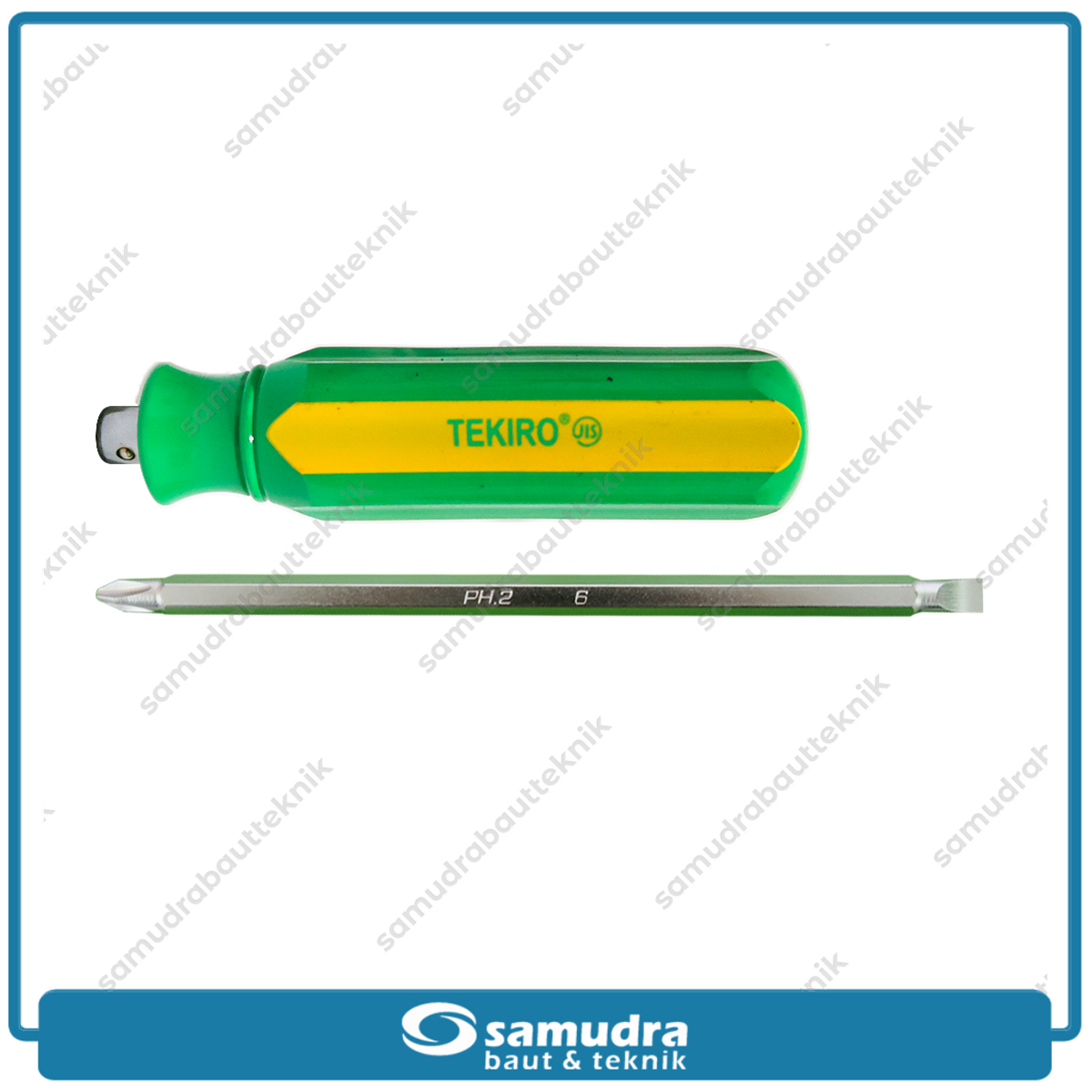 TEKIRO SD-TW0849 Obeng 2 Way PH2 SL6