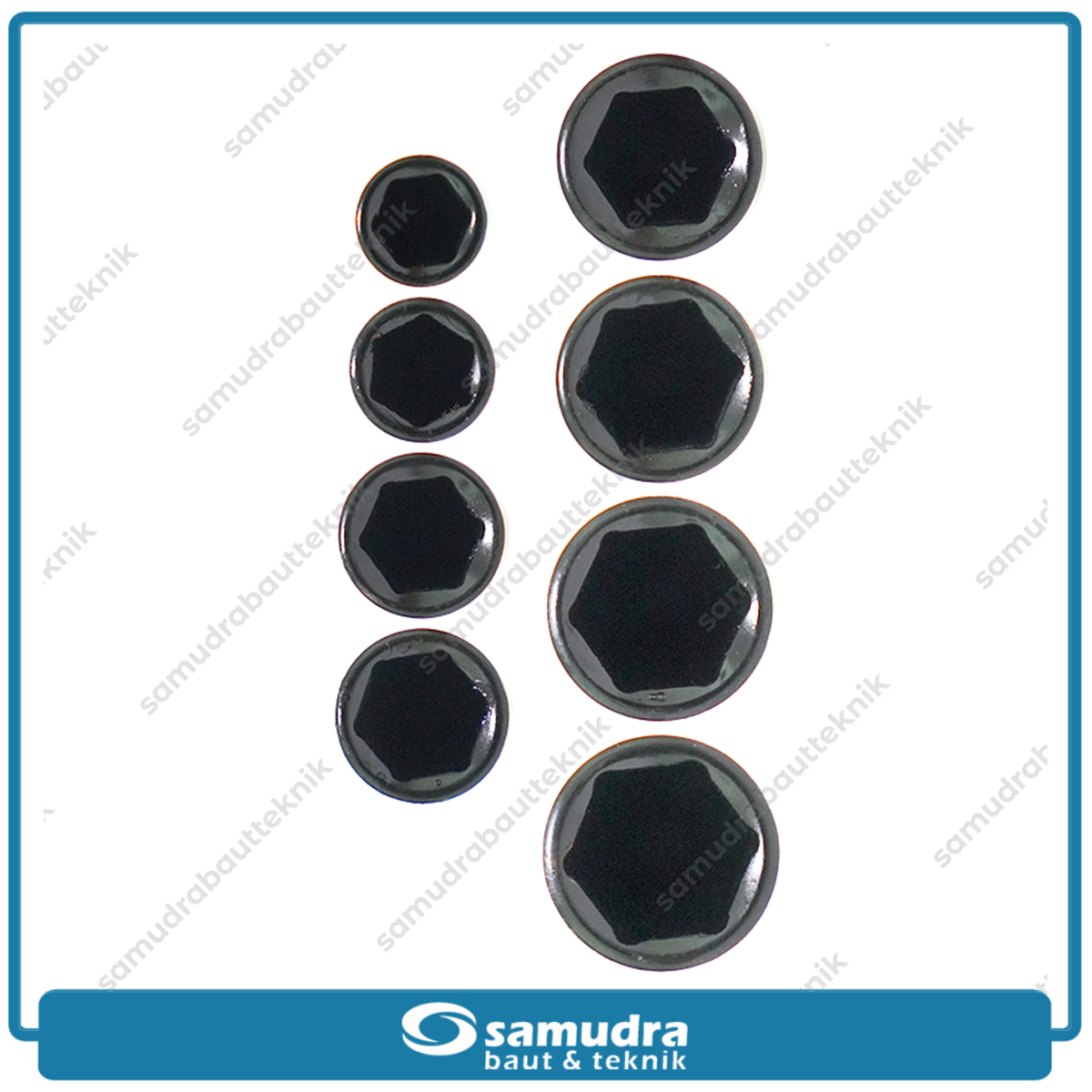 Paket 8 Set LIPPRO Kunci Sok T Hitam 7-14 mm Sock Shock Socket Wrench