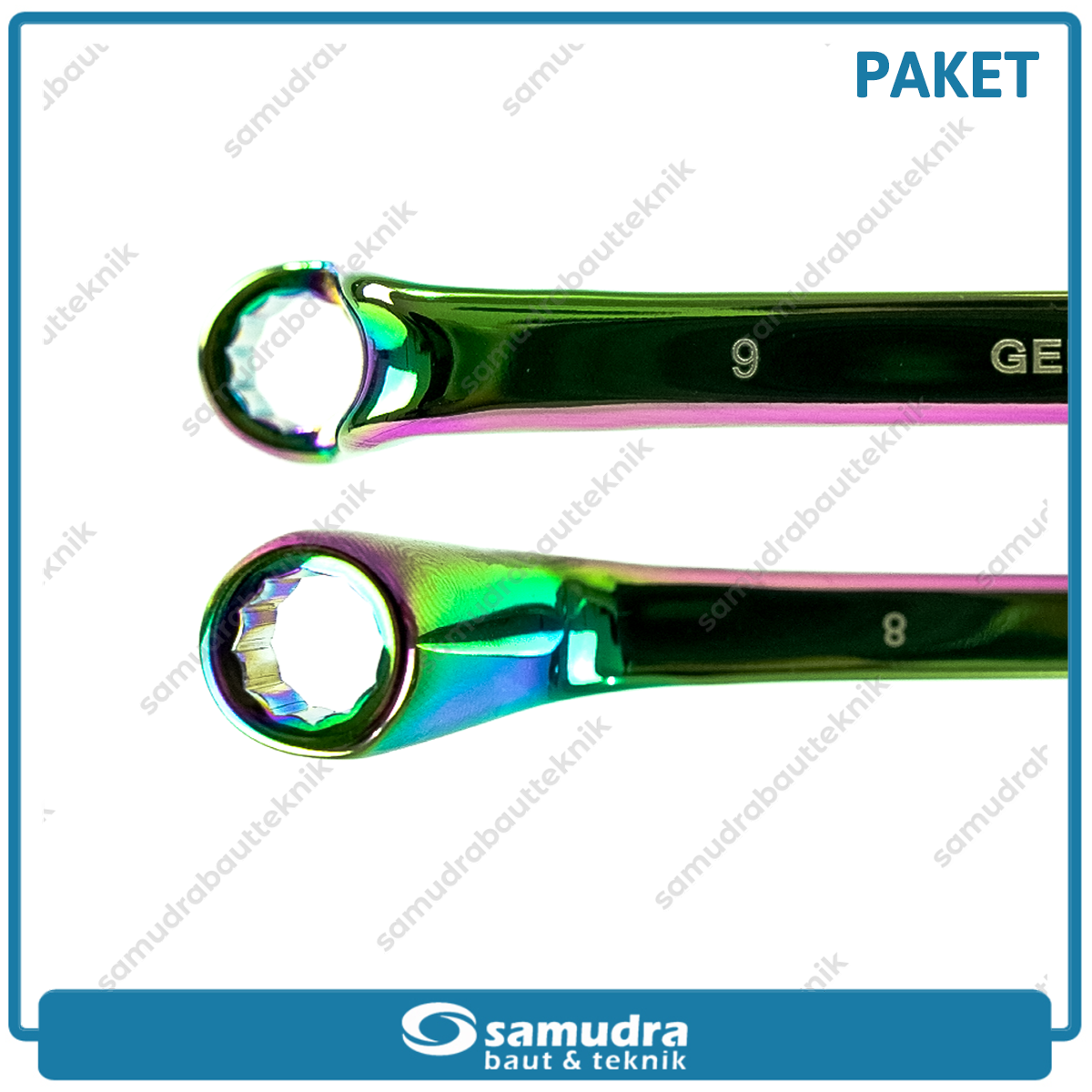 Paket 4 Set GRIP-ON 18-825NB Kunci Stel Klep T40 + GRIP-ON Kunci Ring 8 x 9 mm Titanium + GRIP-ON 18-102 Feeler Gauge + GRIP-ON 18-827 Kunci Tutup Klep Luru