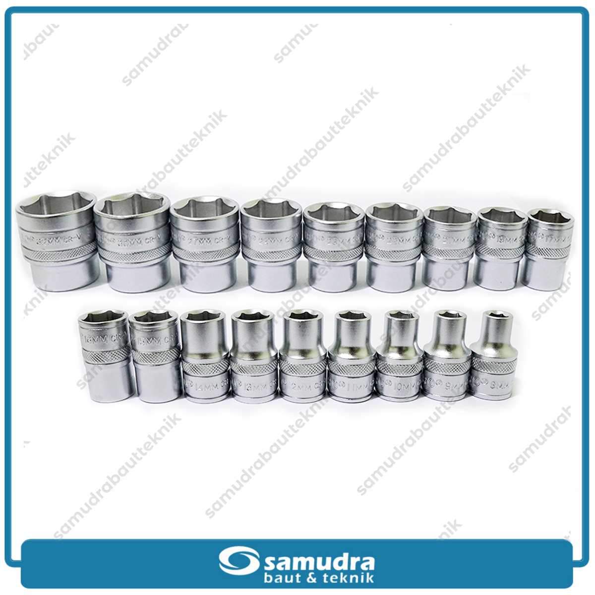 TEKIRO SC-SE0613 Kunci Sok Set 24 pcs 6PT 8-32 mm Box Plastik