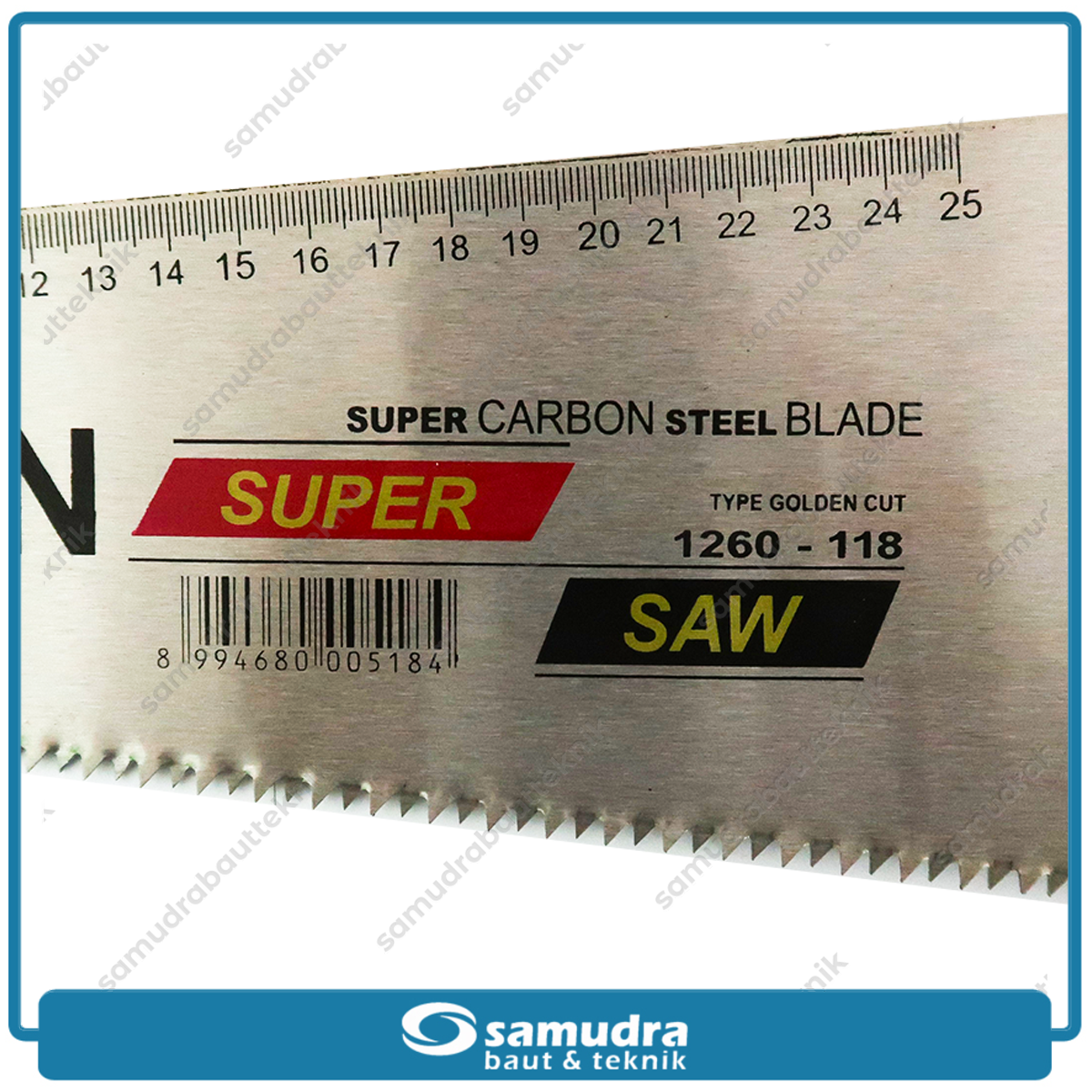 HASSTON 1260-118 Gergaji Tangan Gagang Kayu 18"