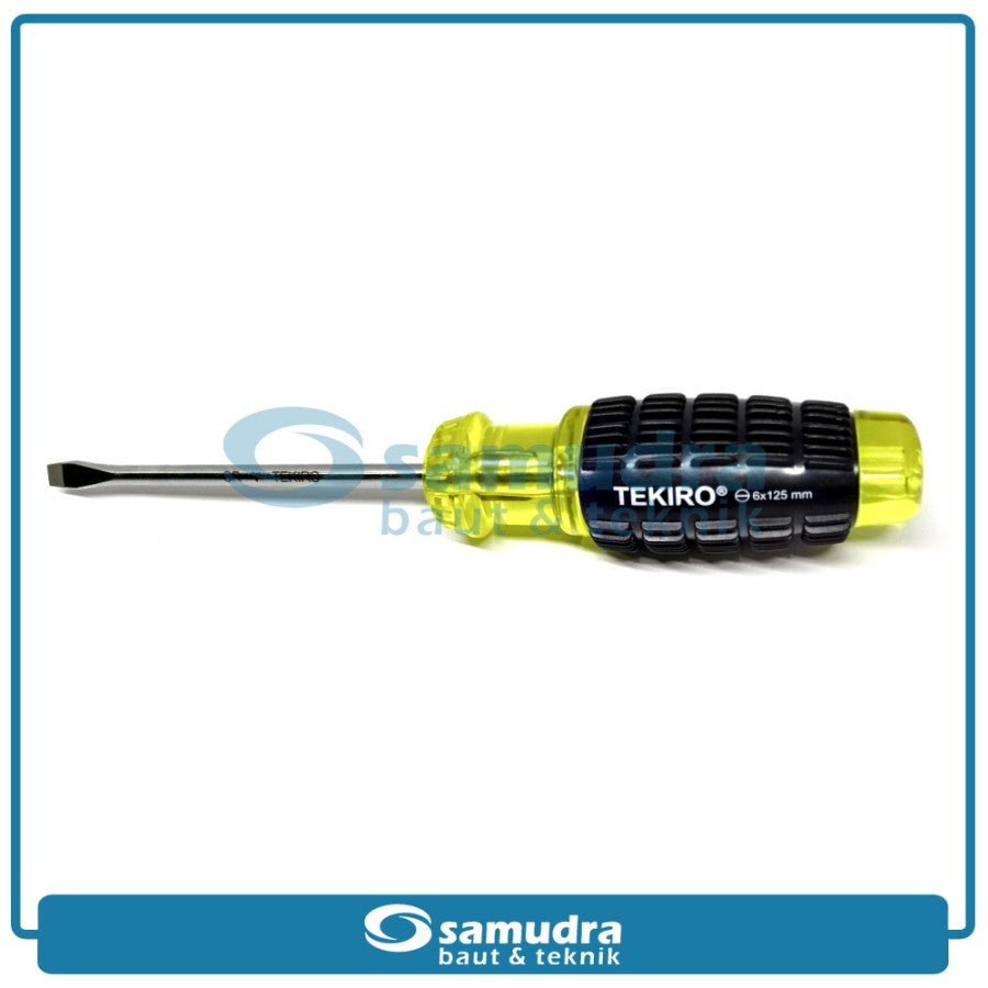 TEKIRO SD-CG0861 Obeng Gagang Karet 5" Minus SL6