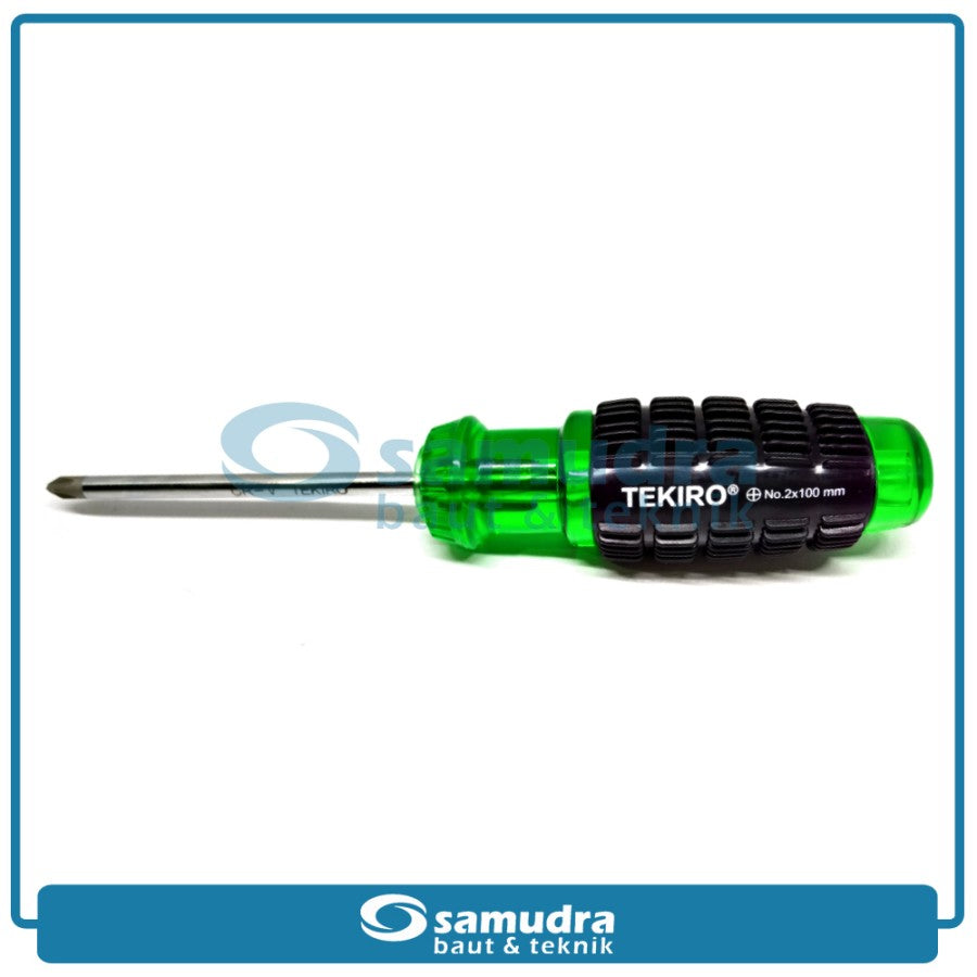 TEKIRO SD-CG0852 Obeng Gagang Karet 4" Plus PH2