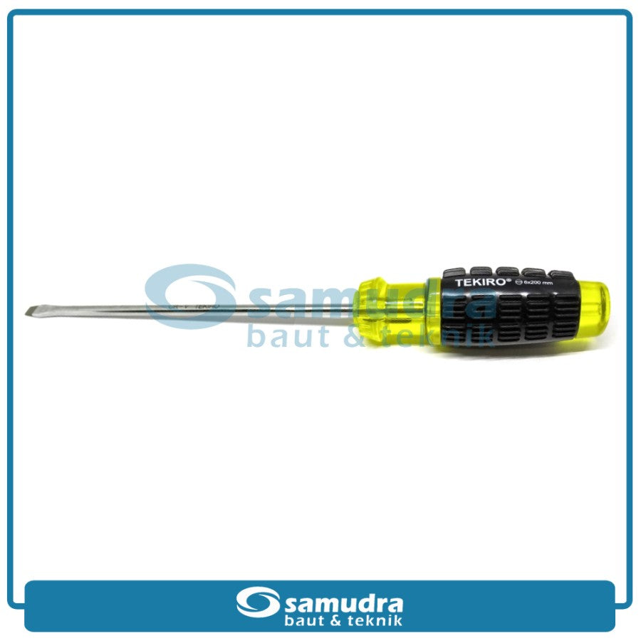 TEKIRO SD-CG0863 Obeng Gagang Karet 8" Minus SL6