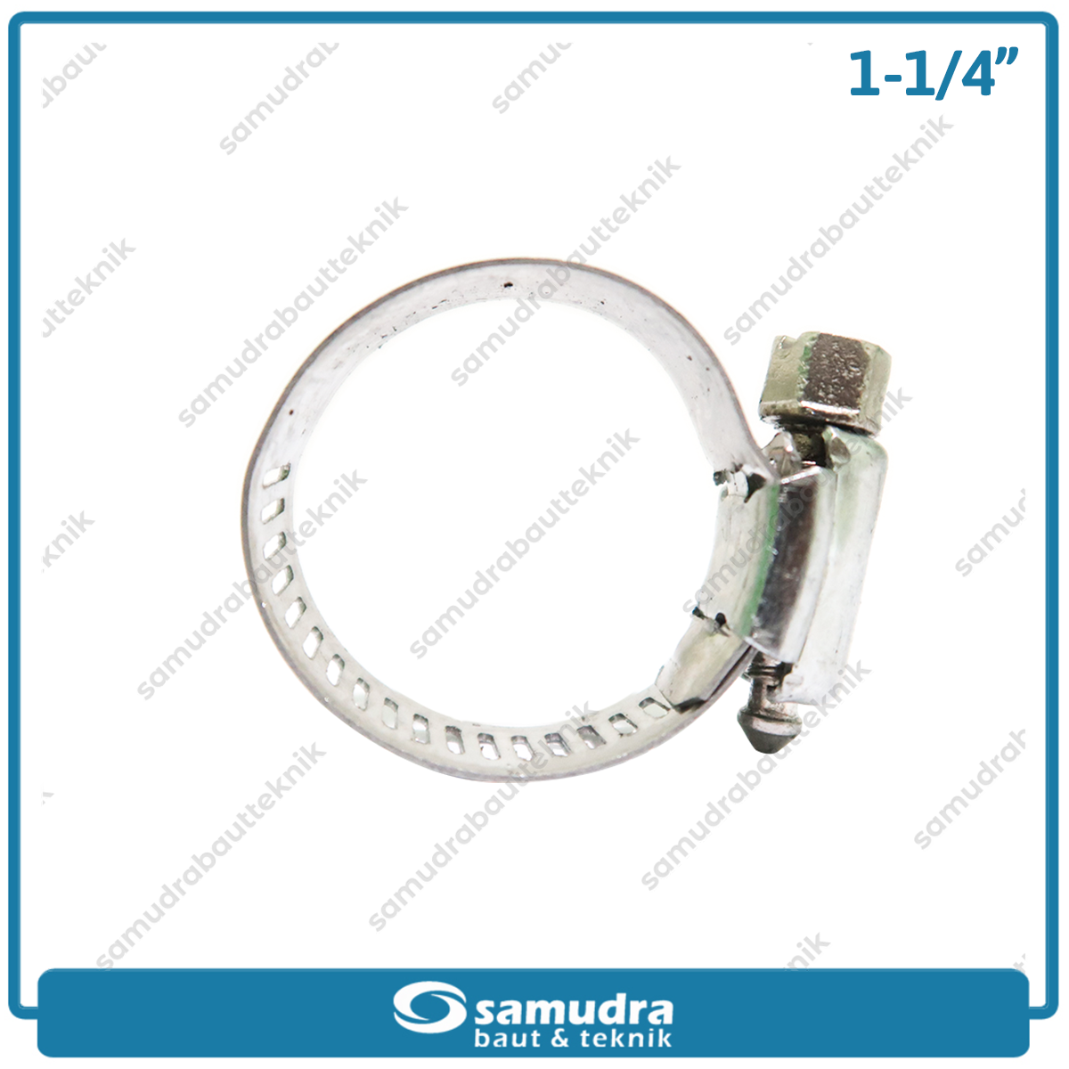 LIPPRO Klem Selang 1-1/4" Inch Ss Hose Clamp Taiwan - Isi 50 Pcs