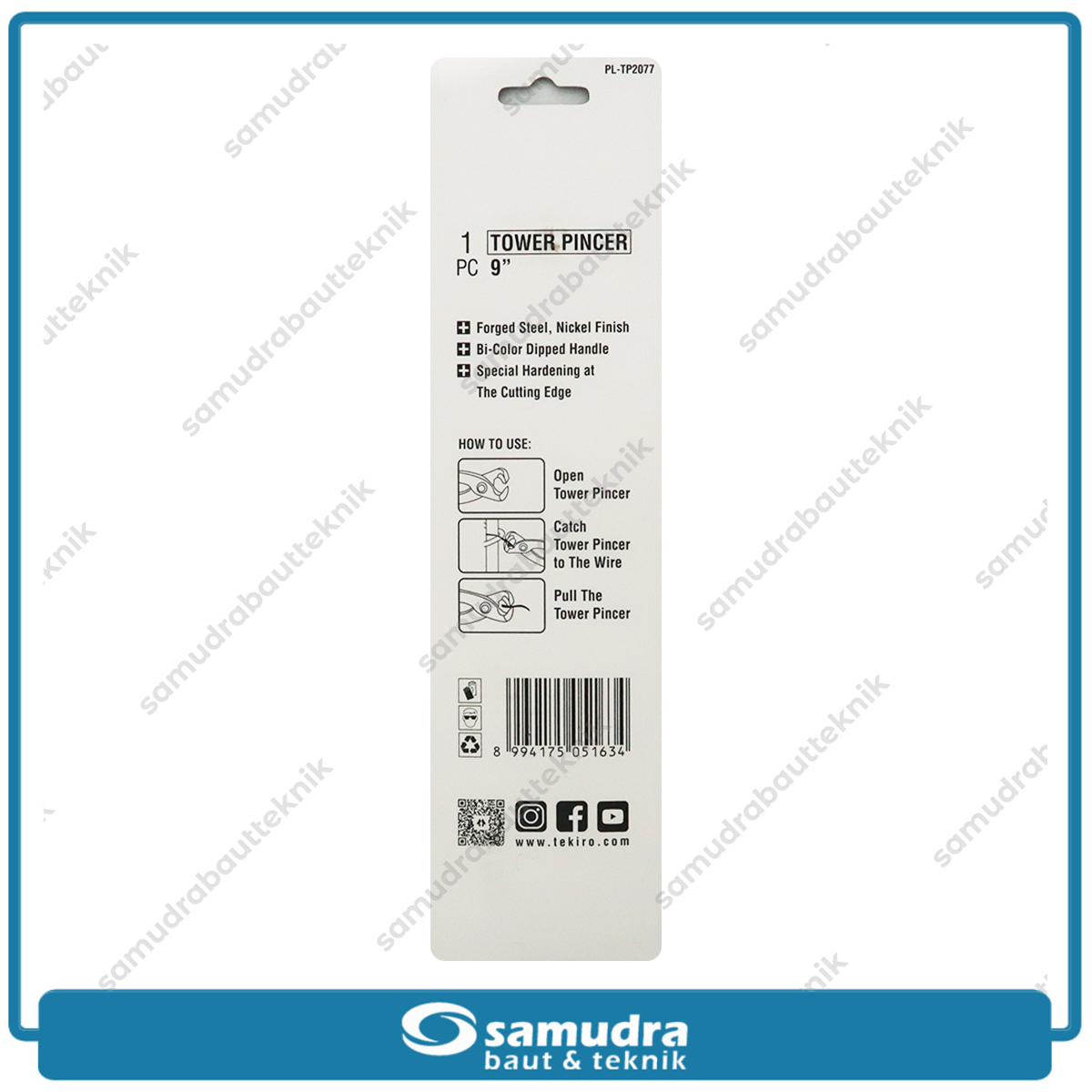 TEKIRO PL-TP2077 Tang Kakatua 9"