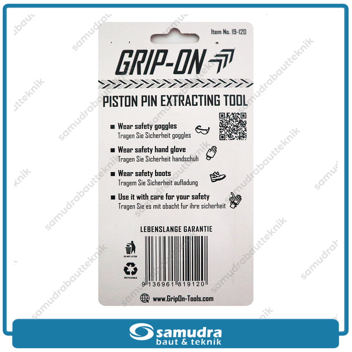 GRIPON 19-120 Alat Cabut Pin dari Piston / Piston Pin Extracting Tool