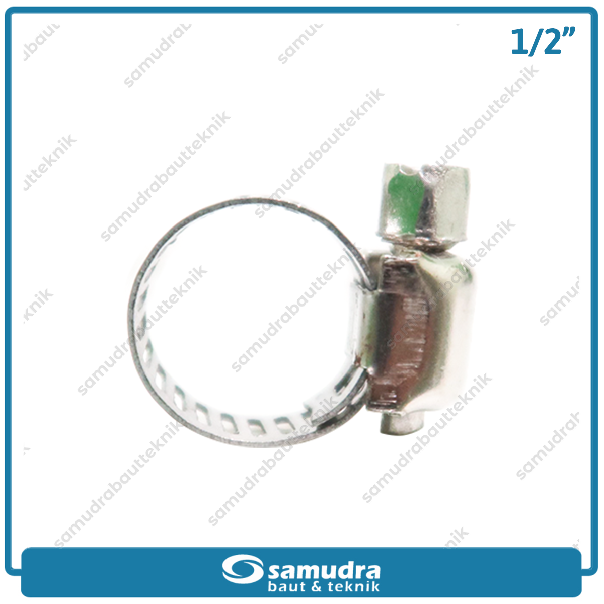 LIPPRO Klem Selang 1/2" Inch Ss Hose Clamp Taiwan - Isi 100 Pcs