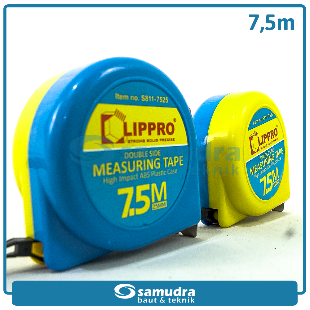 LIPPRO S811-7525 Meteran 7.5 meter Body Plastik