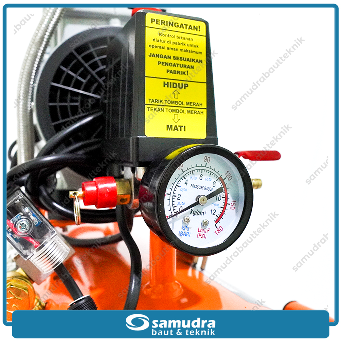 ORANGE 4110HPL-24L Mesin Kompresor Listrik Oilless 1 HP 24 Liter