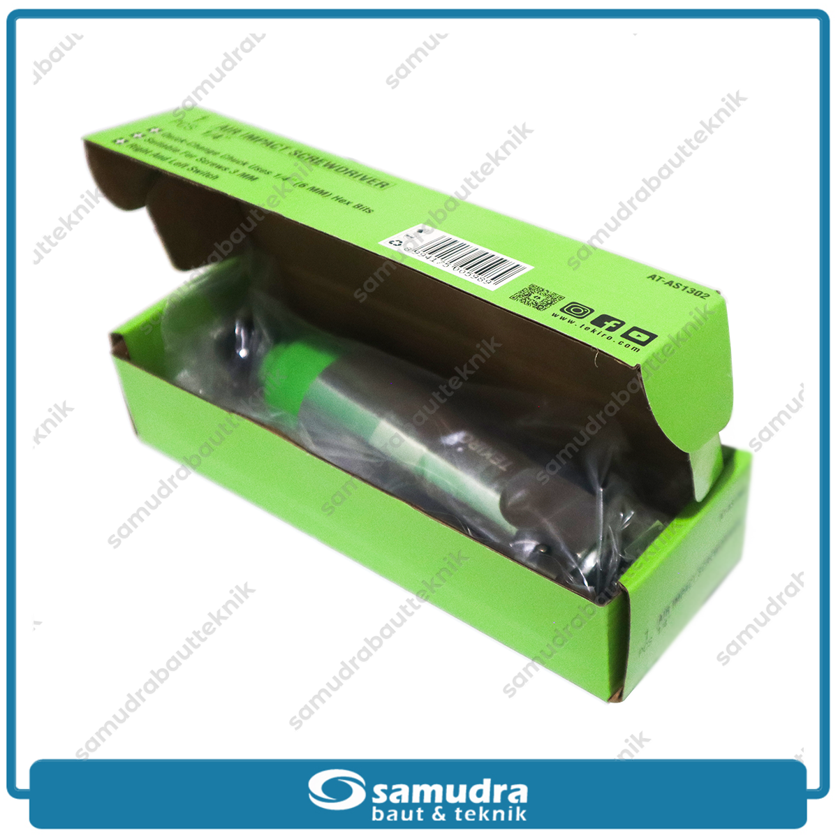 TEKIRO AT-AS1302 Mesin Buka Sekrup Tenaga Angin 1/4" / Air Impact Screwdriver