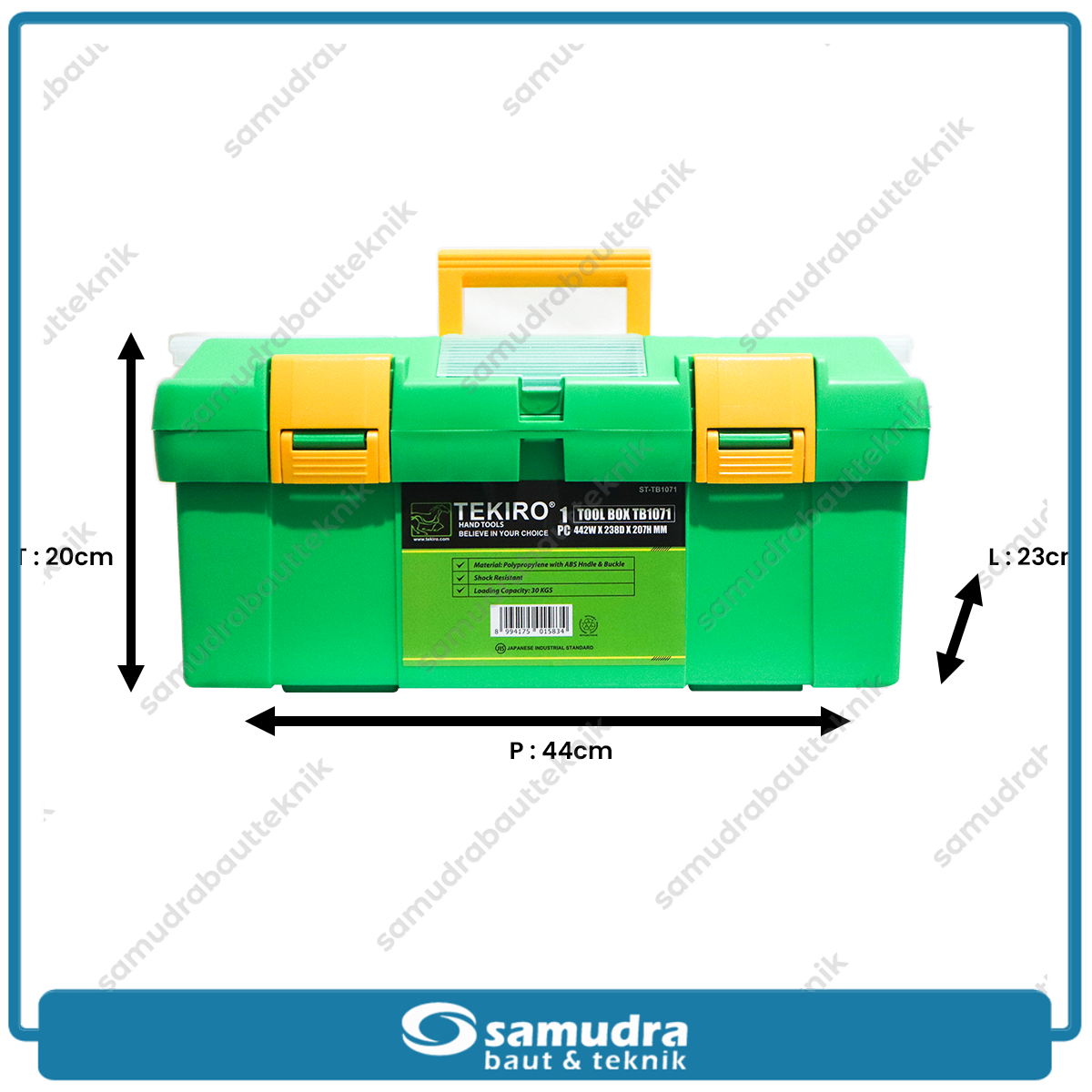 TEKIRO ST-TB1071 Tool Box Plastik 0205 442 x 238 x 207 mm