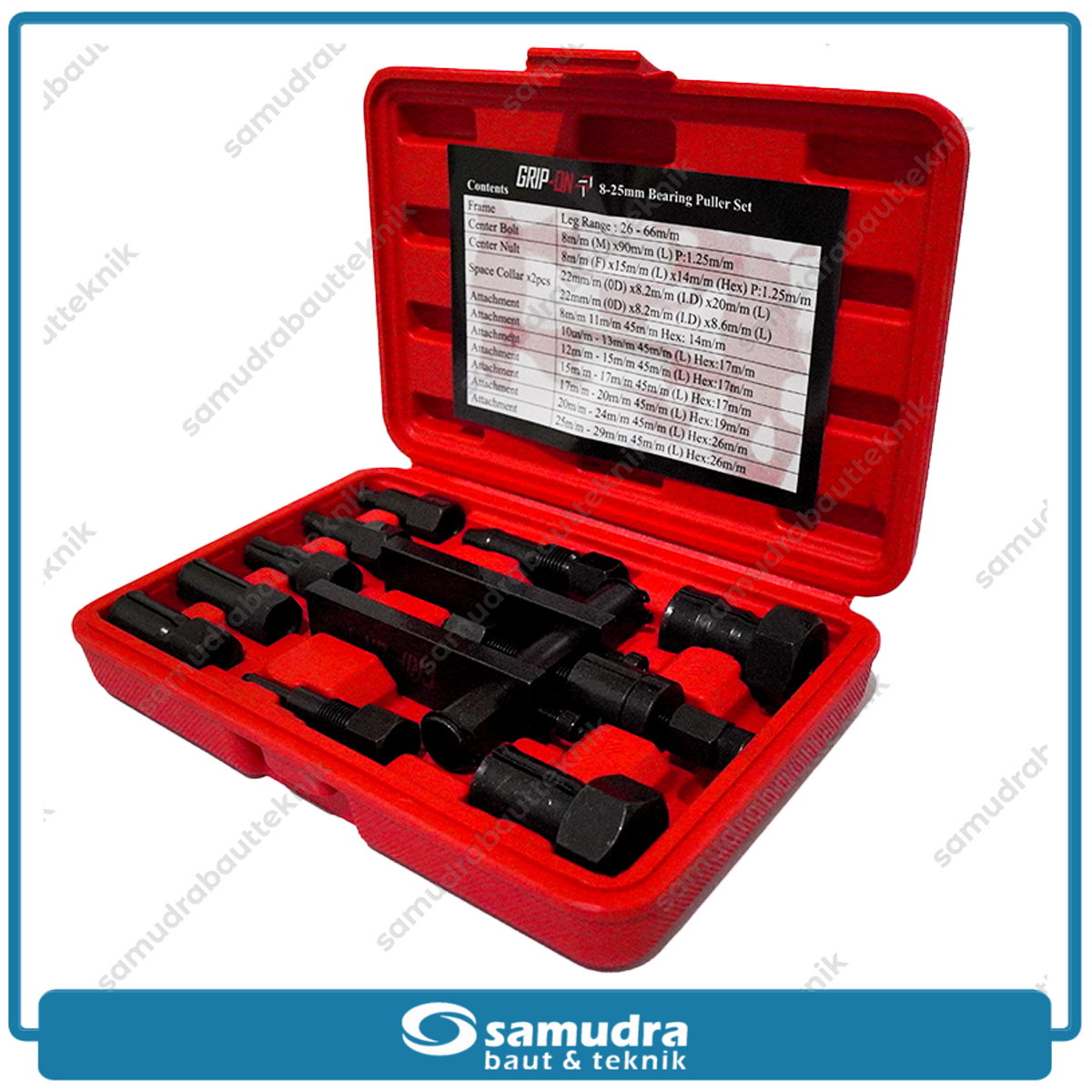 GRIPON 18-836 Bearing Disassembler Set 10 pcs / Bearing Puller