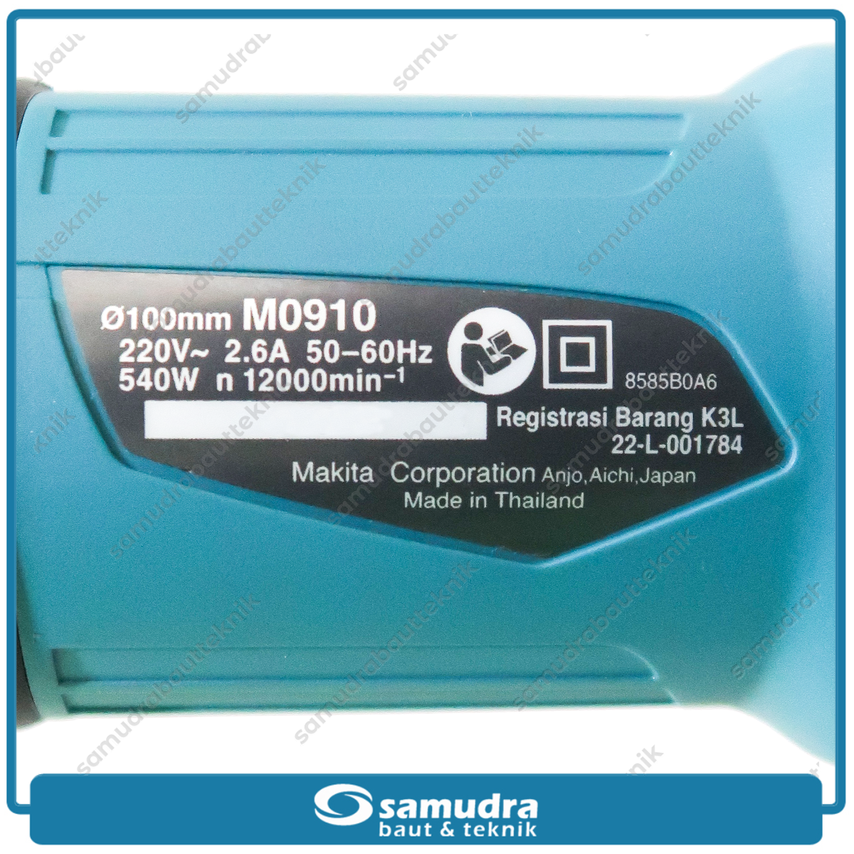 MAKITA M0910B / MT91A Mesin Gerinda Listrik 4" 540 Watt