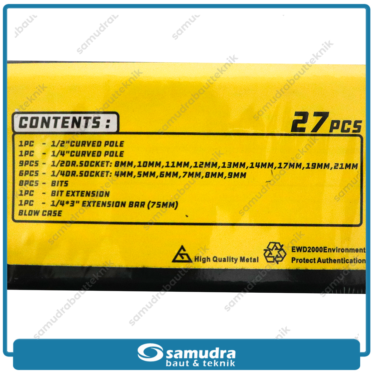 KTP Kunci Sok Set 27 pcs Box Plastik