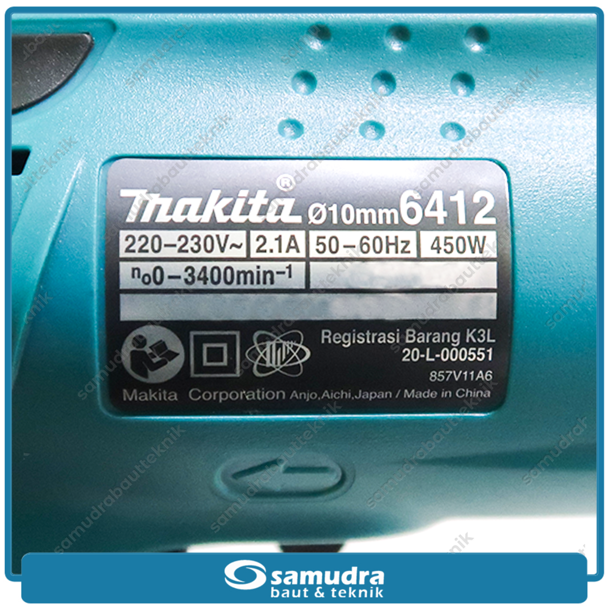 MAKITA 6412 Mesin Bor Listrik 10 mm