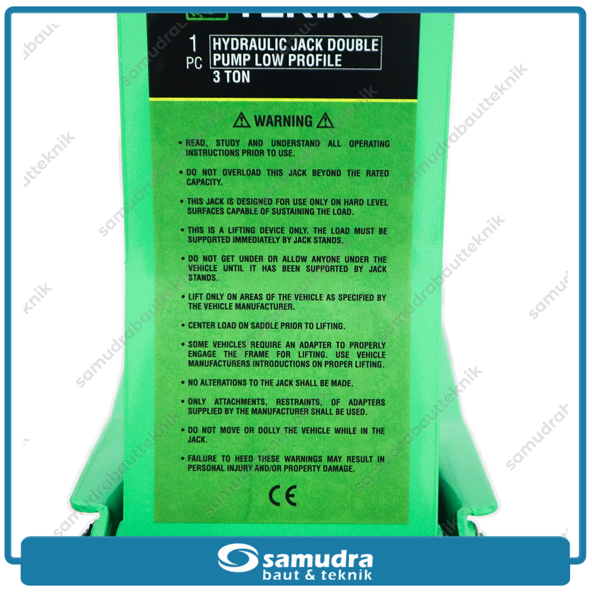 TEKIRO AU-FJ1677 Dongkrak Buaya Ceper Double Pump 3 ton