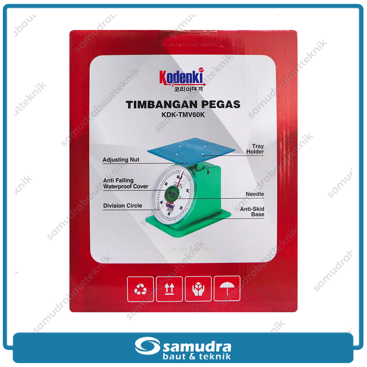 KODENKI KDK-TMV60K Timbangan Duduk Jarum 60 kg / Timbangan Pegas