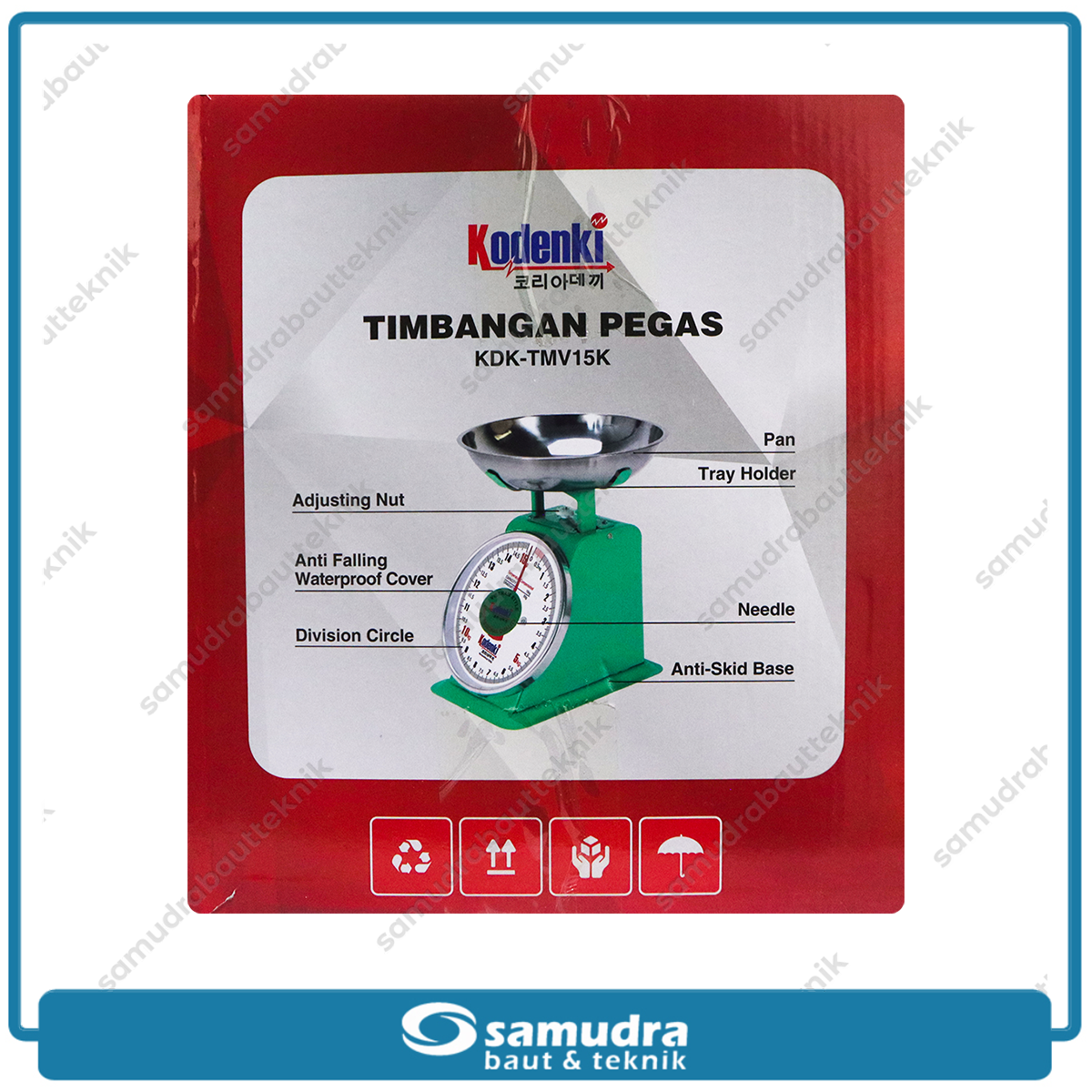 KODENKI KDK-TMV15K Timbangan Duduk Jarum 15 kg / Timbangan Pegas